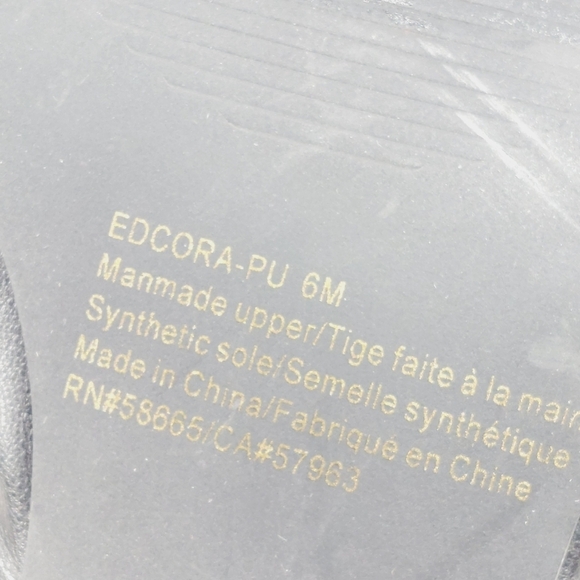 New Open Edit Cora Black Heel Slide Block Heel Sandal F416 - Picture 11 of 13